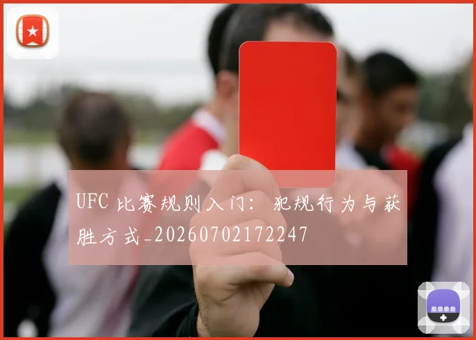 UFC 比赛规则入门：犯规行为与获胜方式_20260702172247